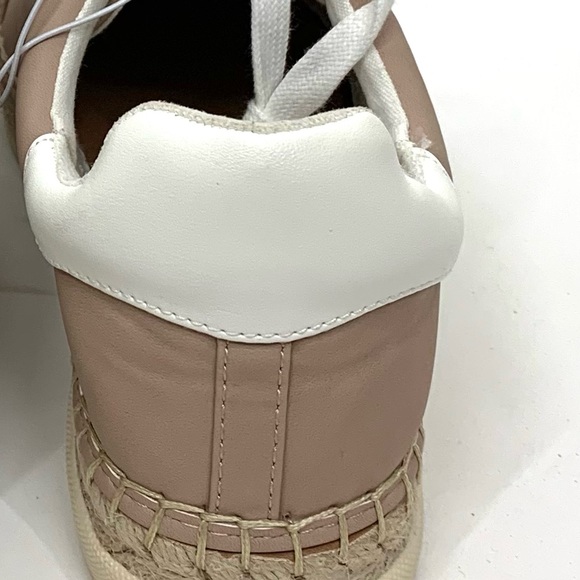 Universal Thread Shaelyn Espadrille Tan Lace Up Boho Sneaker With Memory Foam - Picture 15 of 16